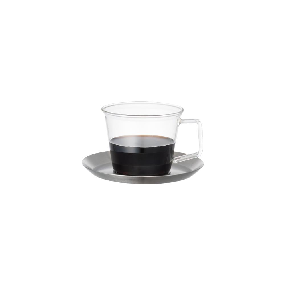 CAST coffee cup & saucer 220ml stainless steel
